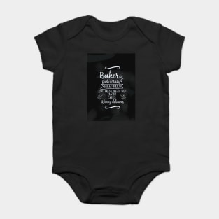 Vintage Baking poster Baby Bodysuit